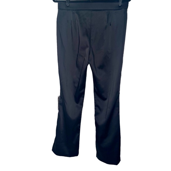 Zara Satin Flared leg Trouser pants in Size Large. NWT - Picture 4 of 6